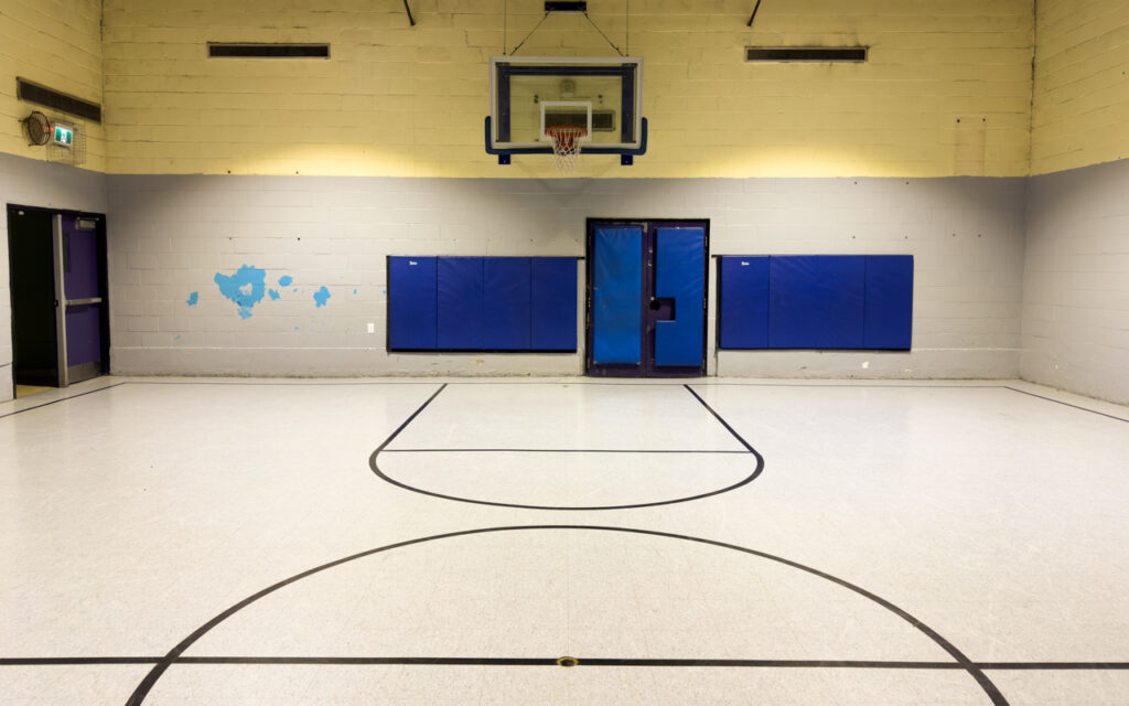 Gymnasium at Chalkfarm Community Centre.